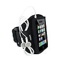 iGadgitz Black Neoprene Gym Jogging Sports Armband for Apple iPhone 3G & 3GS 8GB, 16GB & 32GB