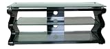 Kaorka K12 - Designer Glass Stand For LCD & Plasma TV Up To 51KG - Gloss Black