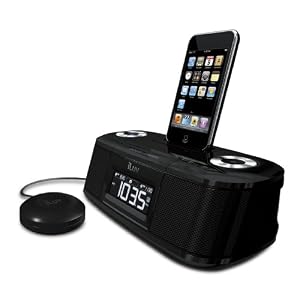 iLuv Dual Alarm Clock with Bed Shaker for your iPod