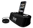 iLuv iMM153BLK Dual Alarm Clock with Bed Shaker for your iPod - Black