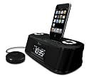 iLuv iMM153BLK Dual Alarm Clock with Bed Shaker for your iPod - Black