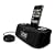 iLuv iMM153BLK Dual Alarm Clock with Bed Shaker for your iPod - Black