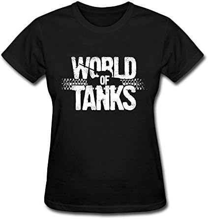 Hangdong Women's PC Game World Of Tanks Logo Poster Short Sleeve T-shirt