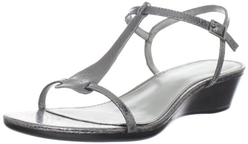 Bandolino Women's Flyaway Wedge Sandal,Dark Pewter RP,8 M US