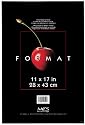 MCS Plastic Format Frame for a 11" x 17" Photograph, Color; Black