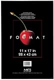 MCS Plastic Format Frame for a 11 x 17 Photograph, Color; Black