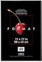 MCS Plastic Format Frame for a 11" x 17" Photograph, Color; Black