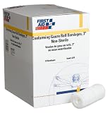 First Aid Only 3 Non sterile Conforming Gauze Roll Bandage, 10 Count Boxes First Aid Only 3 Non sterile Conforming Gauze Roll Bandage, 10 Count Boxes