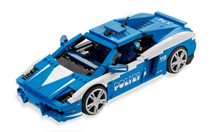 LEGO Racers Lamborghini Policia 8214