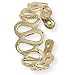 9ct Toe Ring with Undulating Pattern