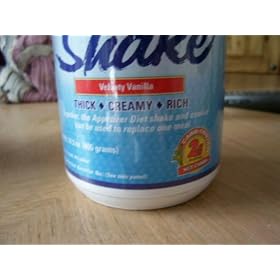 APPETIZER DIET VANILLA SHAKE AND 5 APPETIZER DIET NON GMO DARK CHOCOLATEOKIES