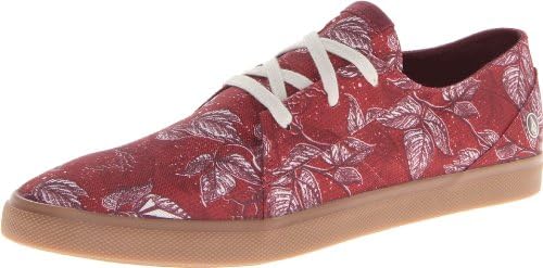 Volcom Men's Lo Fi Shoe Fashion Sneaker,Red,10.5 M US