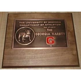 University of Georgia Varsity Letterman Sports Plaque (Customize with Your Name / Any Sport)