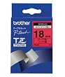 Brother 3/4 Inch x 26.2 Feet Black on Red for P-Touch (TZ441)