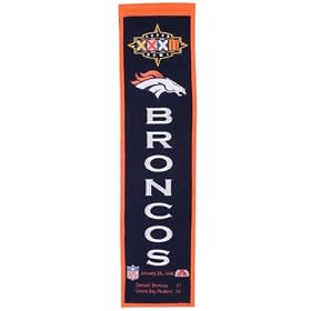 Buy Winning Streak Denver Broncos Super Bowl Xxxii Champions Marquee Banner Size: One Size