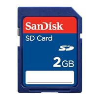 SanDisk 2 GB SD Flash Memory Card SDSDB-002G