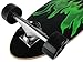 Krown Green Flame Complete Longboard Skateboard