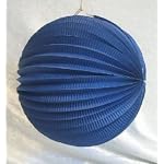 Lampion rund, ca. Ø 25 cm, blau