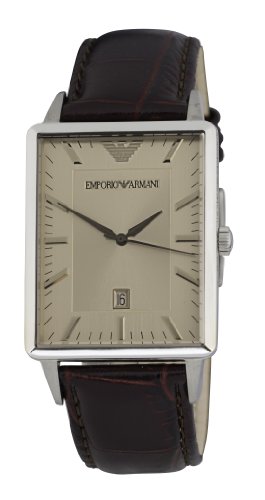 Emporio Armani Herren-Armbanduhr Classic Collection Analog Leder AR2419