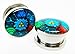 Zelda The Wind Waker Ear Plugs - Stainless Steel Screw-On Ear Plugs - 7 Sizes - Brand New *Pair* (4 Gauge (5mm))