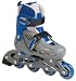 SFR Cyclone Blue/Grey Kids Adjustable Inline Skate