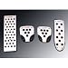OBX GT-5G Sports Manual Pedal Covers