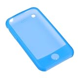 Soft SILICON Skin Case for APPLE IPHONE * BLUE * NEW DW