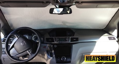 Sunshade for Honda Odyssey With Rearview Mirror Sensor 2011 2012 2013 2014 2015 2016 2017 Heatshield Windshield Sunshade #1474