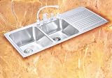 Elkay ILGR4822-L Gourmet Stainless Steel Sink with 4 holes