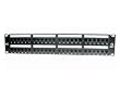 Cables TG- Patch Panel Black 2U 48 Ports Cat6