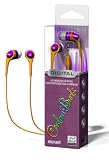 Maxell 190238 Couleur Buds Earbud with Orange Cord (Purple)