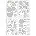 Basic Grey Undressed Chipbord INFUSE Scrapbook Flower