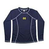 Antigua University of Michigan Women's Mercury Desert Dry Long Sleeve Shirt
