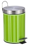 Kosmetikeimer Mülleimer Bad 3 Liter Papierkorb Abfalleimer Treteimer Serie Fresh