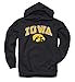 Iowa Hawkeyes Arch with Logo Hooded Sweatshirt