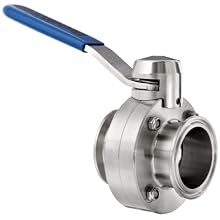 Dixon B5104E200CC-D Stainless Steel CF8M Clamp End Butterfly Valve with EPDM Seal, 2" Tube OD, 140 psi Pressure