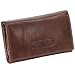 Damen Leder Geldb�rse Damen Portemonnaie Damen Geldbeutel - Lang Braun Leder