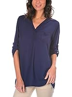 Bleu Marine Blusa (Azul Marino)
