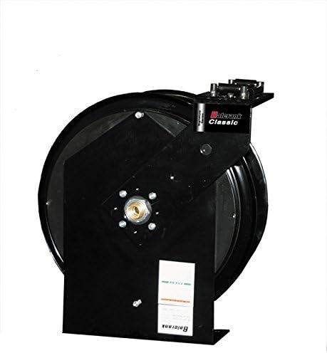 Balcrank 2120-013 Classic Medium Pressure Hose Reel, 50' x 1/2" ID Hose, 3,000 PSI, Oil, Inlet Size 1/2" NPT(F) Swivel, Outlet Size 1/2" NPT(F)