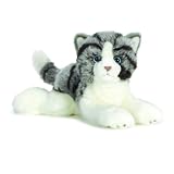 Webkinz Smaller Signature Grey Tabby Cat + Free 12-Pack Of Tye Dyed Animals Kids Silly Bandz & Forever Carabina To Carry Your Bandz!!!