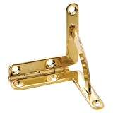Solid Brass Small-Box Quadrant Hinge 1-1/4''W x 1-1/4''H x 3/16''