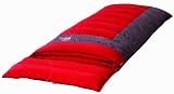 Lestra Decken-Daunenschlafsack Vercors 190 cm x 40 cm x 80 cm, rot/grau, rechts, SCVERDV03D230