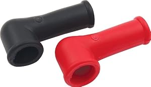 Allstar Performance ALL76154 Black (1) and Red (1)Terminal Cover - Pair