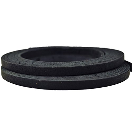 Highland Group Baseball and Softball Glove lace, 2 Black ¼ Inches Wide and 72 Inches Long