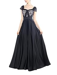 A-line Cocktail Cap Sleeves Beaded Bateau Neck Satin Homecoming Dress/Prom Dress/Wedding Party Dress 