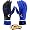 Royal/Black : Sold In Pairs