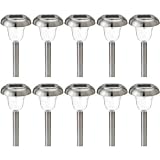 Westinghouse 407579-41 10 Piece Seaton II Solar Lights Set, Stainless Steel