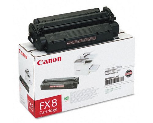 Original Canon FX-8 (FX8, 8955A001AA, 8955A001) 3500 Yield Black Toner Cartridge - Retail