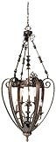 IMAGE OF Eurofase 14533-013 Gallante 6-Light Lantern, French Gold/Caramel