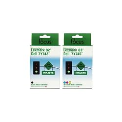 Remanufactured Combo 2-Pak for Dell - 1 Black & 1 Color - by Abacus24-7